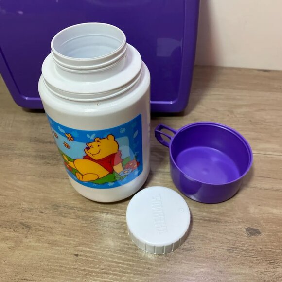 Disney Winnie the Pooh Lunch Box and Thermos Back to School 1990s - Picture 3 of 7